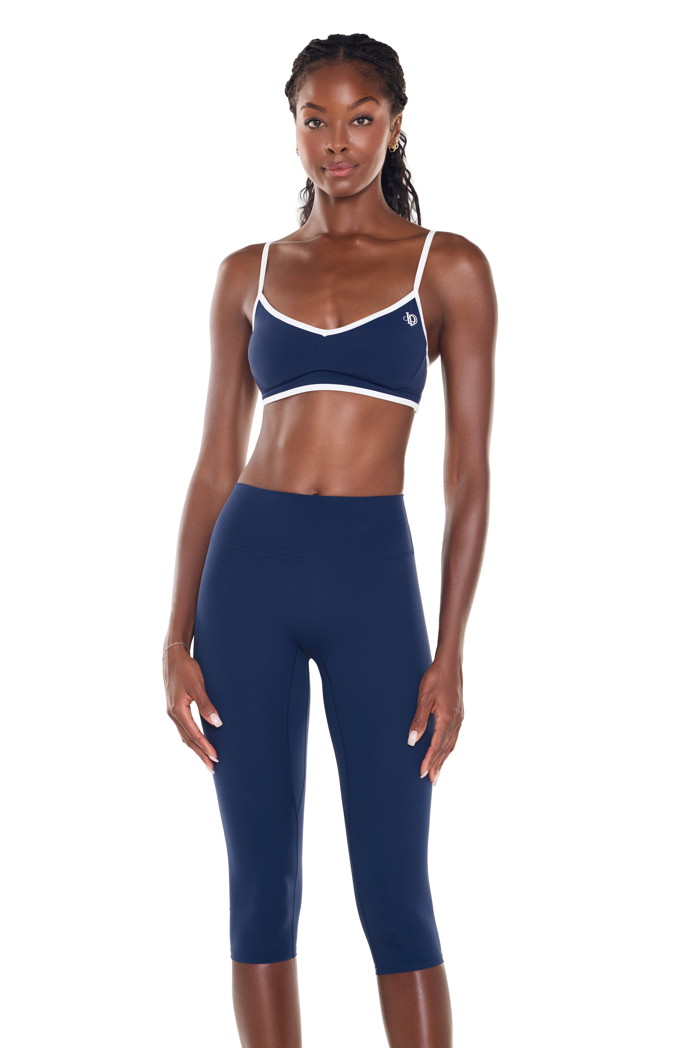 Navy Capri Leggings